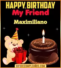 GIF Happy Birthday My Friend Maximiliano